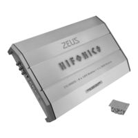 Hifonics zeus ZXi8805 Bedienungsanleitung