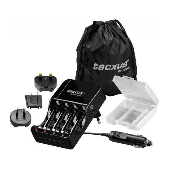 Tecxus TC 3000 travel Bedienungsanleitung