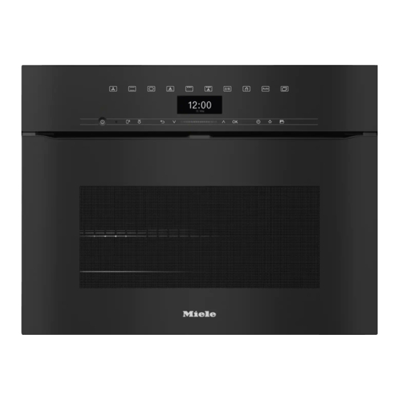Miele H 7440 BPX Gebrauchs- Und Montageanweisung