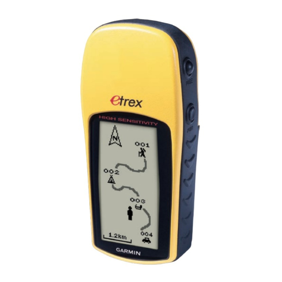 Garmin eTrex H Kurzanleitung