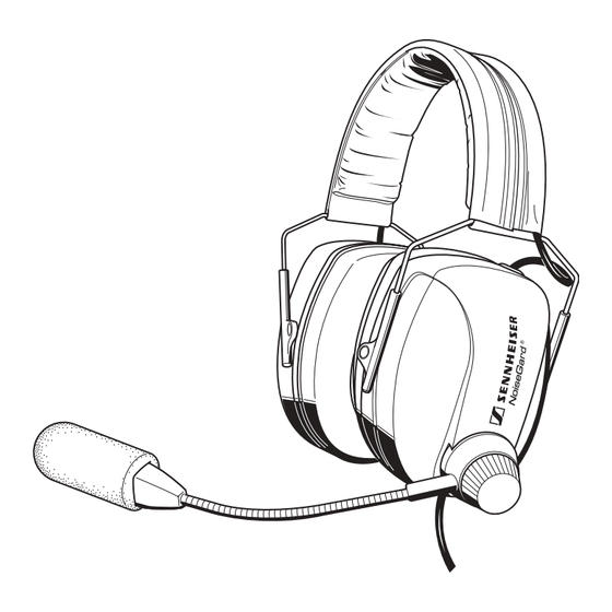 Sennheiser NoiseGard series Bedienungsanleitung