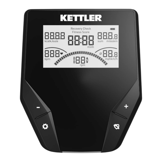 Kettler M-Display Computeranleitung