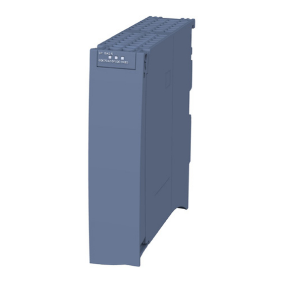 Siemens SimaticNet S7-1500PROFIBUS CP 1542-5 Handbuch