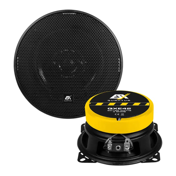 ESX QUANTUM QXE42 Bedienungsanleitung