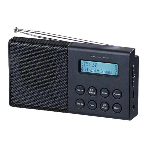 VR-RADIO ZX-3443-675 Bedienungsanleitung