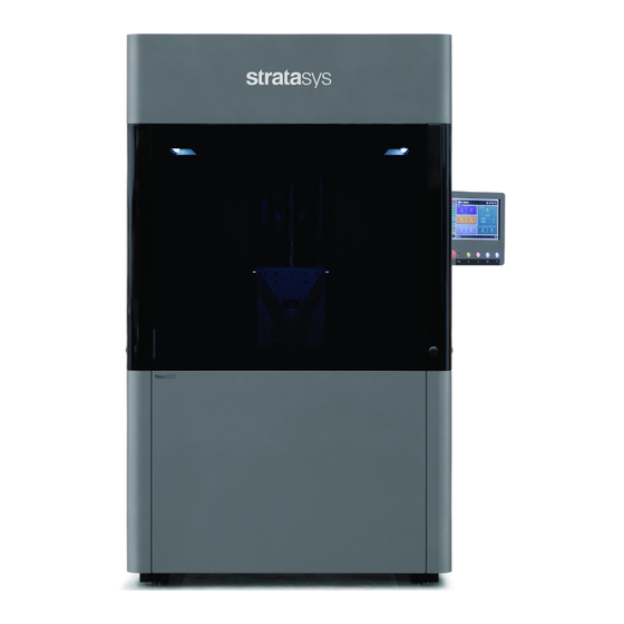 Stratasys Neo 800 Bedienungsanleitung