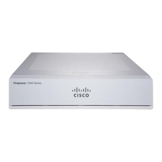 Cisco Firepower 1010 Hardware-Installationsanleitung