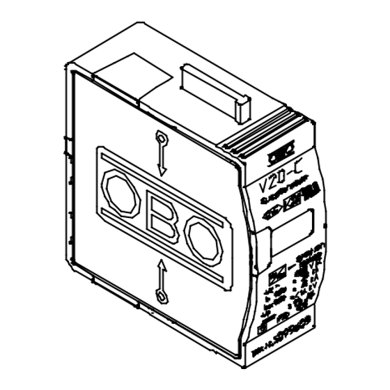 OBO Bettermann V 20-Serie Installationsanleitung