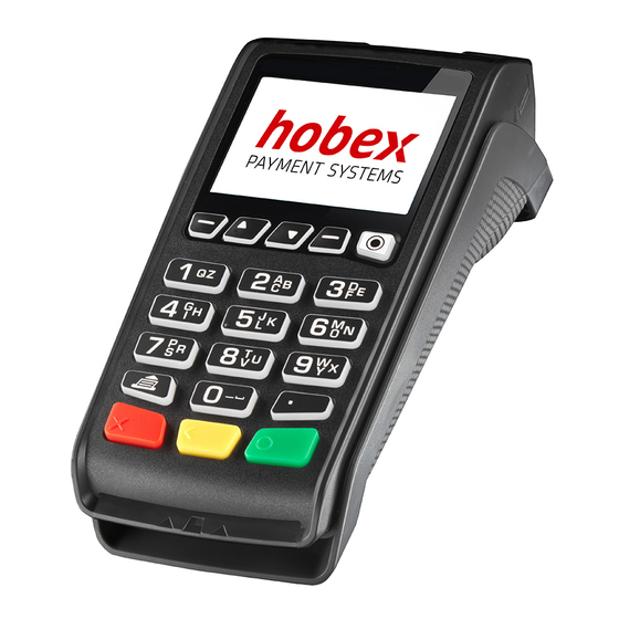 Hobex DESK 3500 Bedienungsanleitung