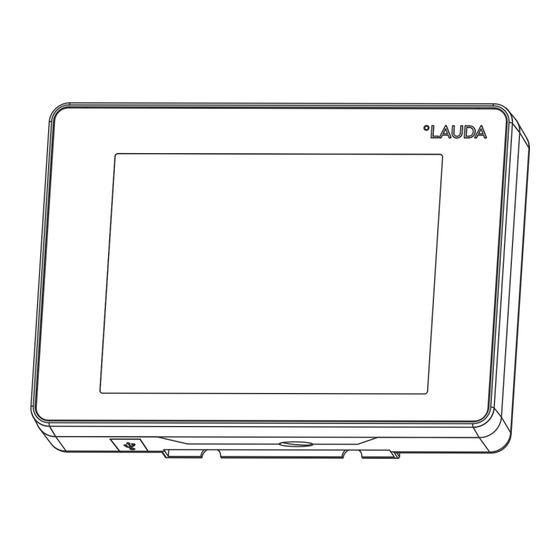 Lauda Command Touch Betriebsanleitung