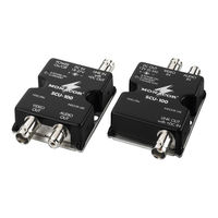 Monacor Security SCU-100 Anleitung