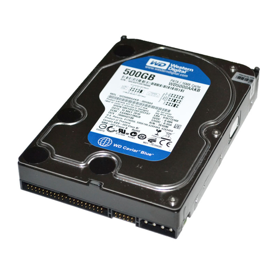 Western Digital WD5000AAKB Bedienungsanleitung