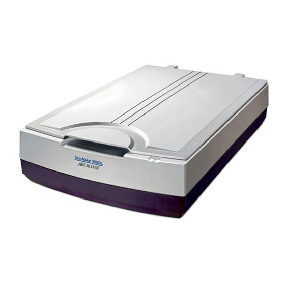 Microtek ScanMaker 9800XL Erste Schritte