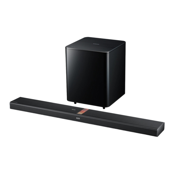 Samsung Crystal Surround Air Track HW-F750 Bedienungsanleitung