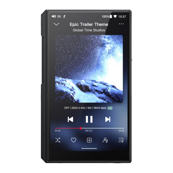 Fiio M11S Benutzerhandbuch