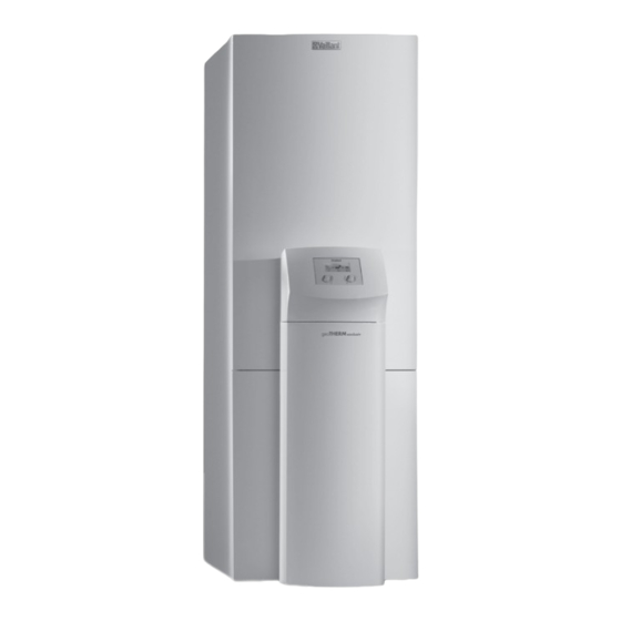 Vaillant geoTHERM exclusiv VWS 63/2 Bedienungsanleitung Für Den Betreiber