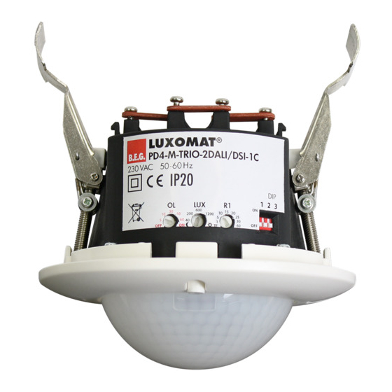B.E.G. LUXOMAT PD4-Master-TRIO-2DALI/DSI-1C-AP Handbücher