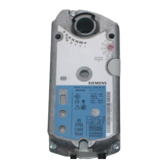 Siemens GEB 1 Serie Montageanleitung