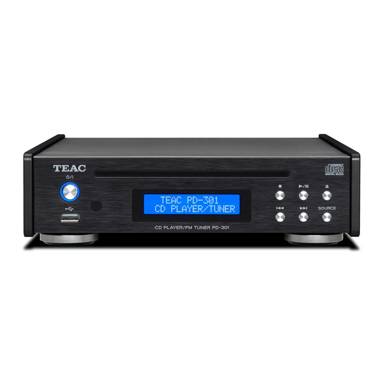 Teac PD-301DAB Handbücher