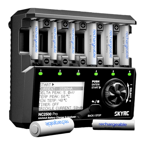 Skyrc NC2500 Pro Anleitung