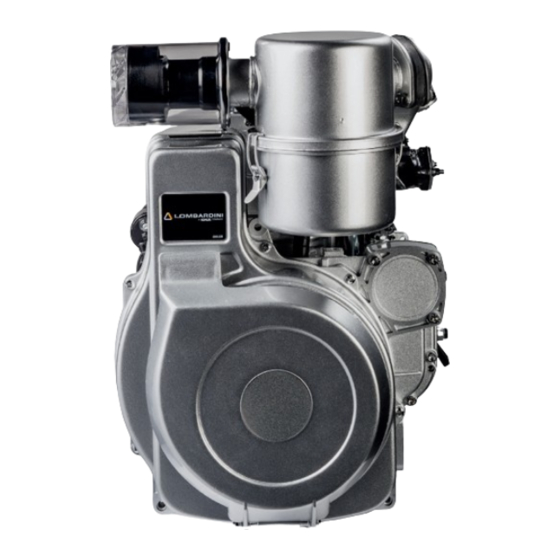 Kohler Lombardini 9 LD 626/2 Bedienung Und Wartung
