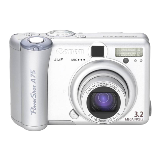 Canon PowerShot A75 Bedienungsanleitung