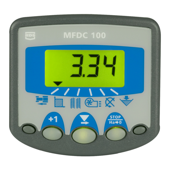 RDS Technology MFDC 100 Bedienungshandbuch