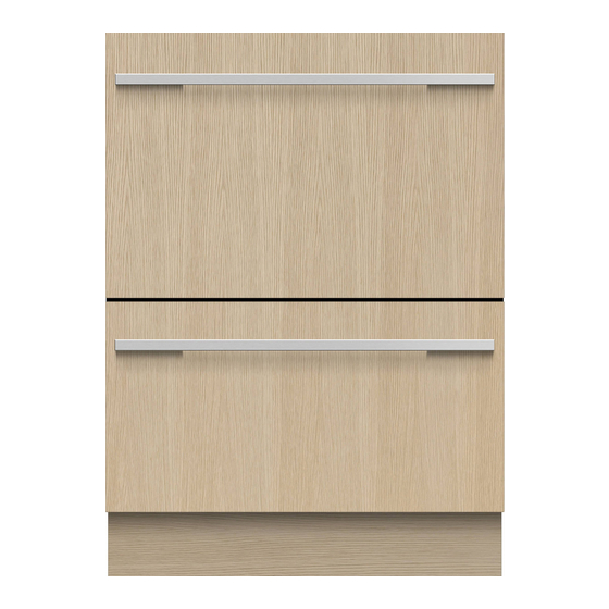 Fisher & Paykel DISHDRAWER DD60DI9 Schnellstartanleitung