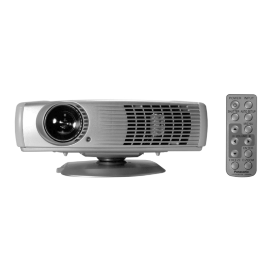 Panasonic PT-LC50E Bedienungsanleitung