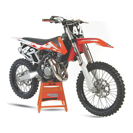 KTM 2016 250 SX Bedienungsanleitung