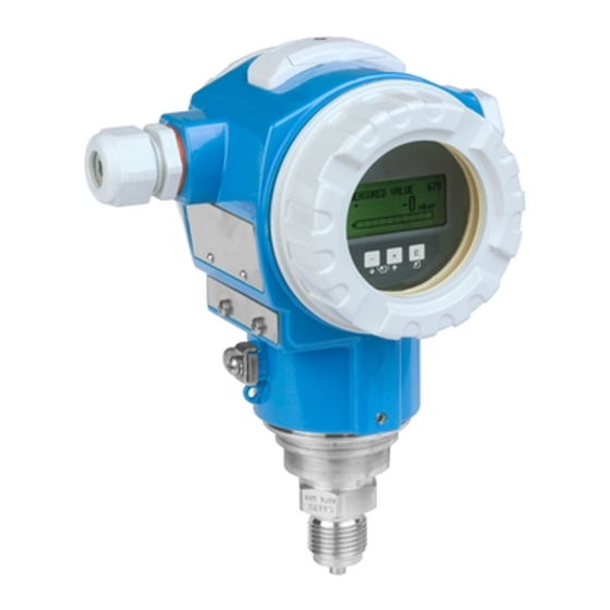 Endress+Hauser Cerabar S PMC71 Betriebsanleitung