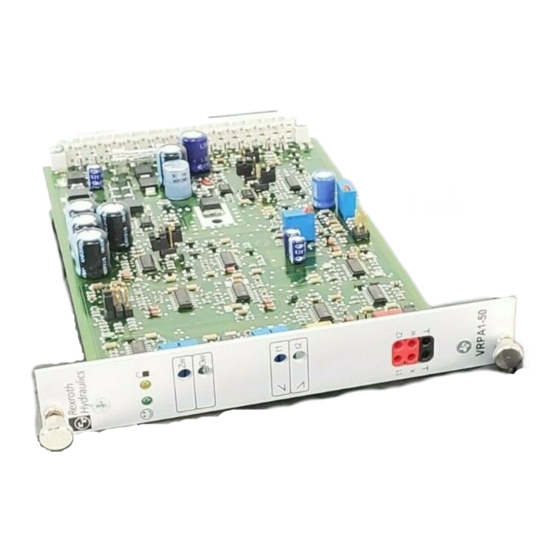 Bosch Rexroth 1X Serie Bedienungsanleitung