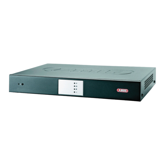 Abus TVVR3000 Bedienungsanleitung