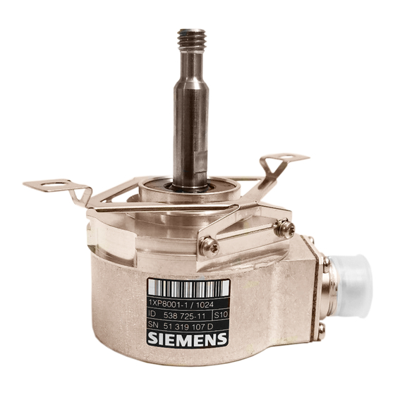Siemens 1XP8001-1 Montageanleitung