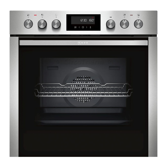 NEFF E2CCH7A 1-Serie Gebrauchs- Und Montageanleitung