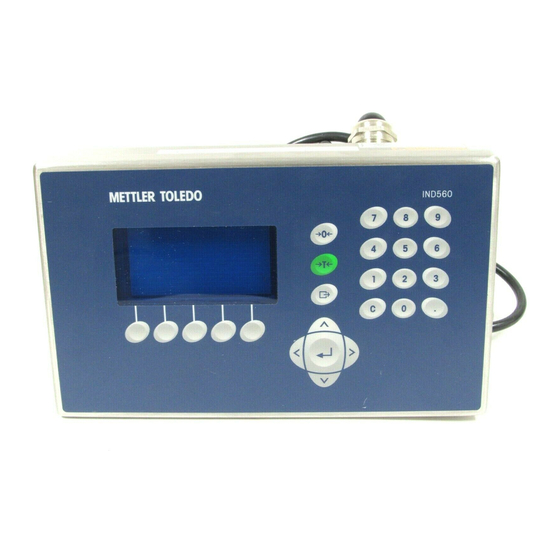 Mettler Toledo IND560 Benutzerhandbuch