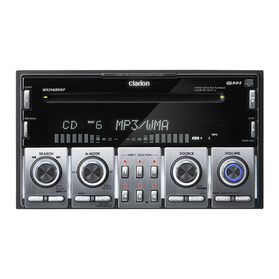 Clarion WXZ468RMP Bedienungsanleitung