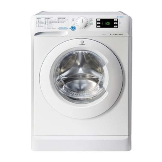 Indesit XWE 81483 Bedienungsanleitung