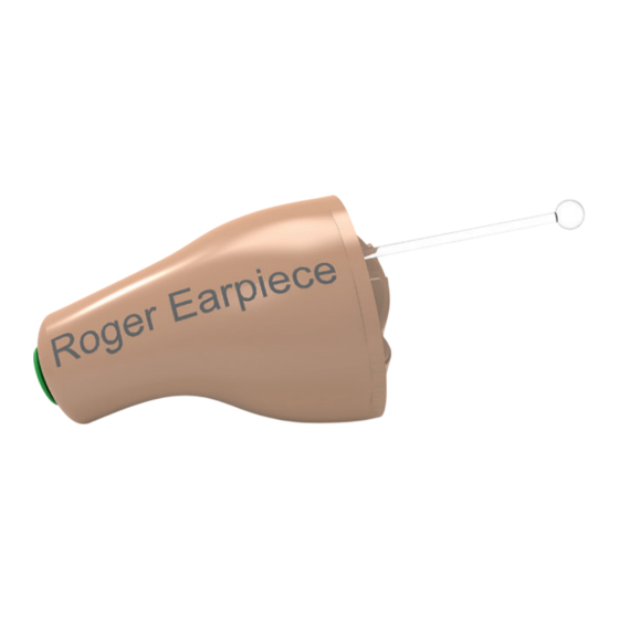 Phonak Roger Earpiece Anleitung