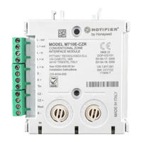 Honeywell Notifier M710E-CZR Installationsanleitung