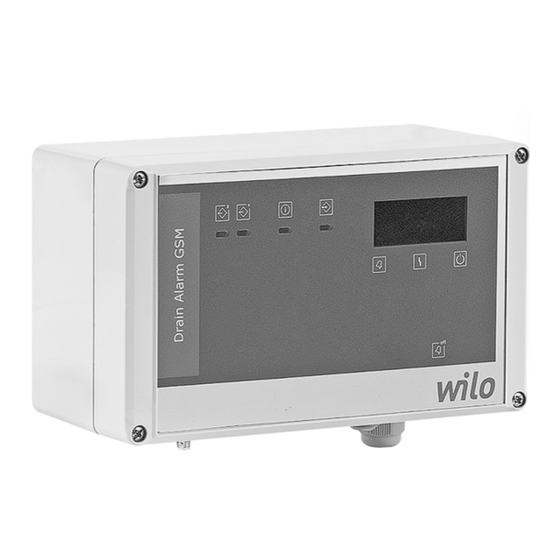 Wilo DrainAlarm Einbau- Und Betriebsanleitung
