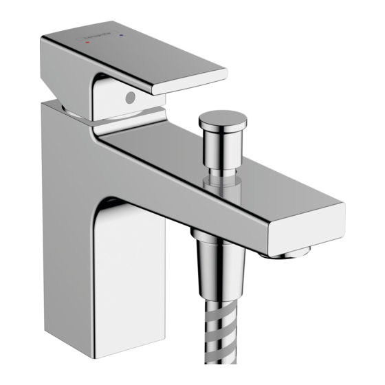 HANSGROHE Vernis Shape 71463000 Gebrauchsanleitung, Montageanleitung