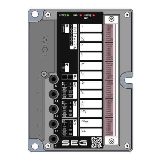 Seg WI-Serie Handbuch