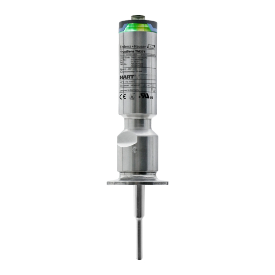 Endress+Hauser iTHERM TrustSens TM372 Technische Information