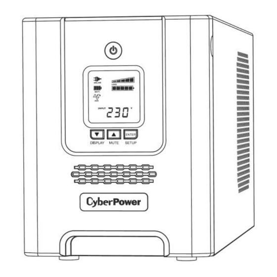 Cyber Power PR2200ELCDSL Bedienungsanleitung