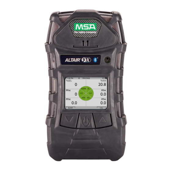 MSA ALTAIR 5X PID Gebrauchsanleitung