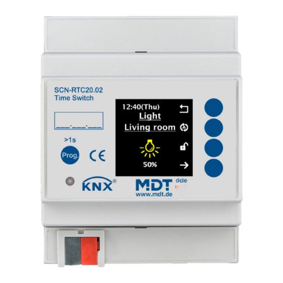 MDT Technologies SCN-RTC20.02 Betriebsanleitung