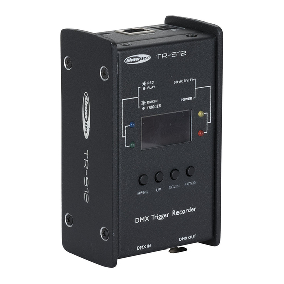 SHOWTEC TR-512 Handbuch