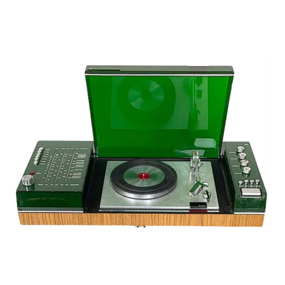 Telefunken stereo center 2080 Service