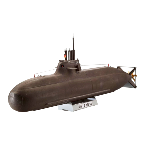 REVELL NEW German Submarine U212A class Handbuch